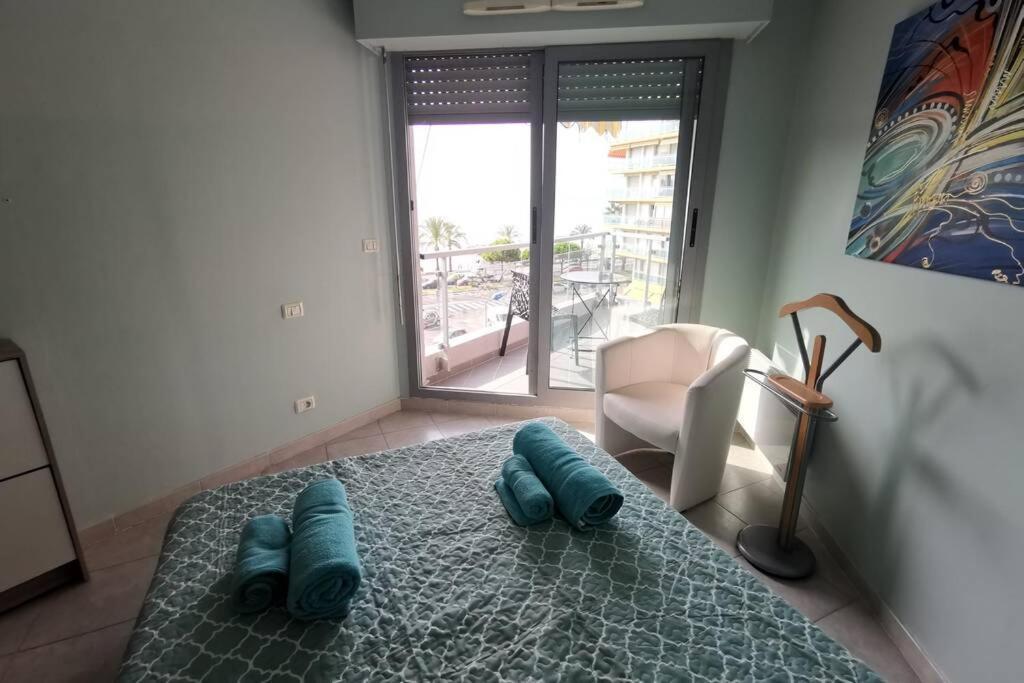 Appartement 6 personnes face à la mer Cagnes-sur-Mer Eksteriør bilde