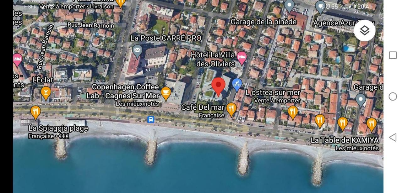 Appartement 6 personnes face à la mer Cagnes-sur-Mer Eksteriør bilde